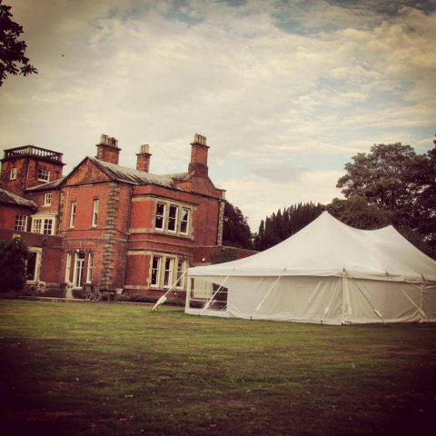 Marquee reception - Stapeley House Weddings