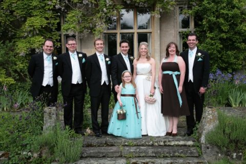 Bridal Party Terrace - Weddings at Whitminster