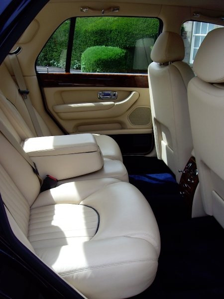 Arnage has ivory interior - Bentley Chauffeur Drive