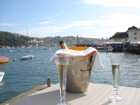 Terrace View - The Old Quay House Hotel