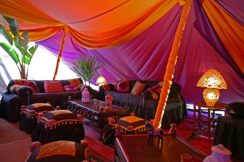 Theming a tent - The Complete Chillout Company