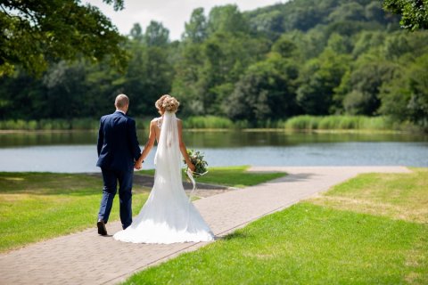 Bride and Groom at Hensol Castle - Graham Davies Wedding Photography