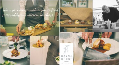 Food by Touchays, photography by Matt Ebbage - Hayne House