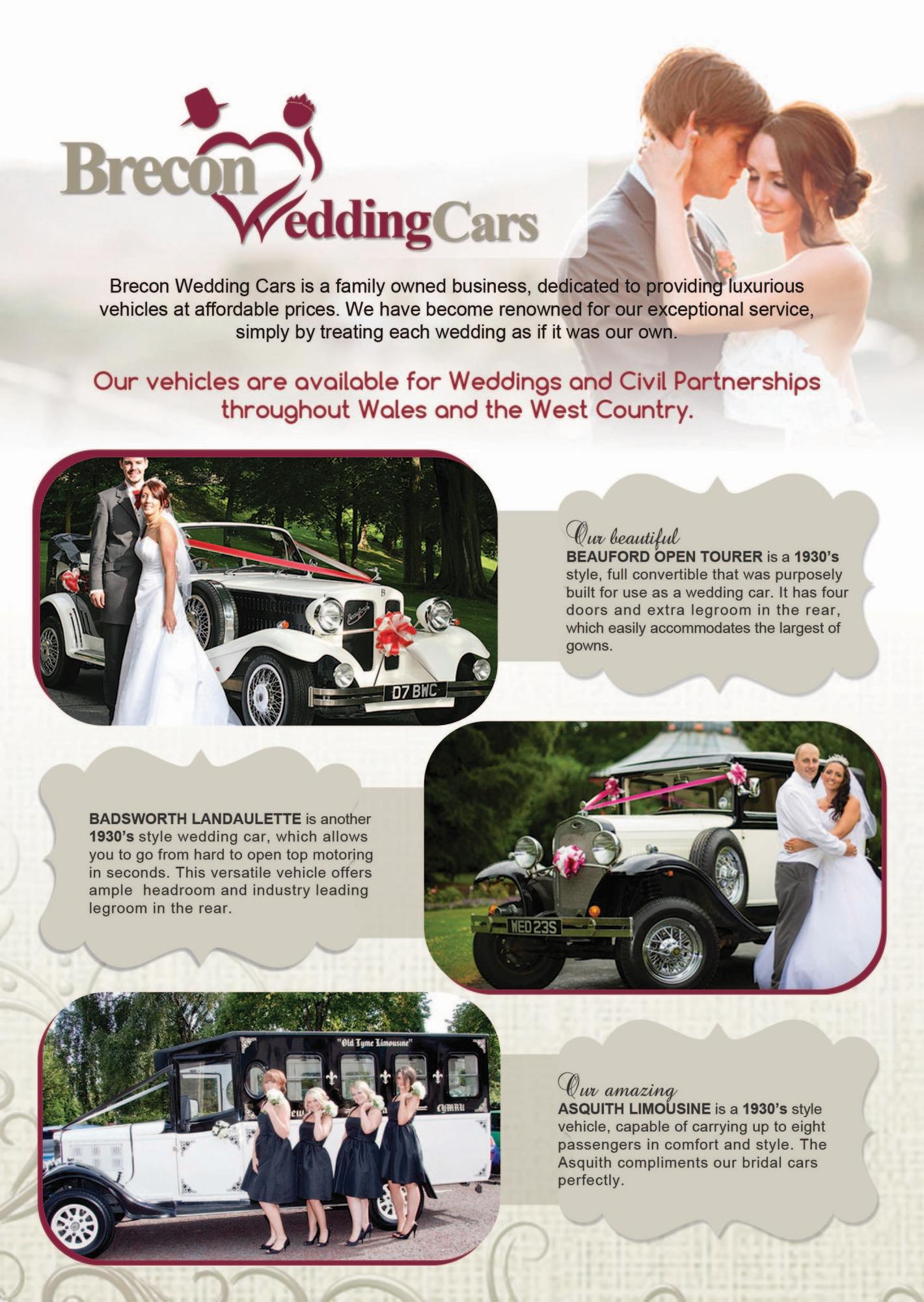 Brecon Wedding Cars Wedding Cars In Brecon Powys